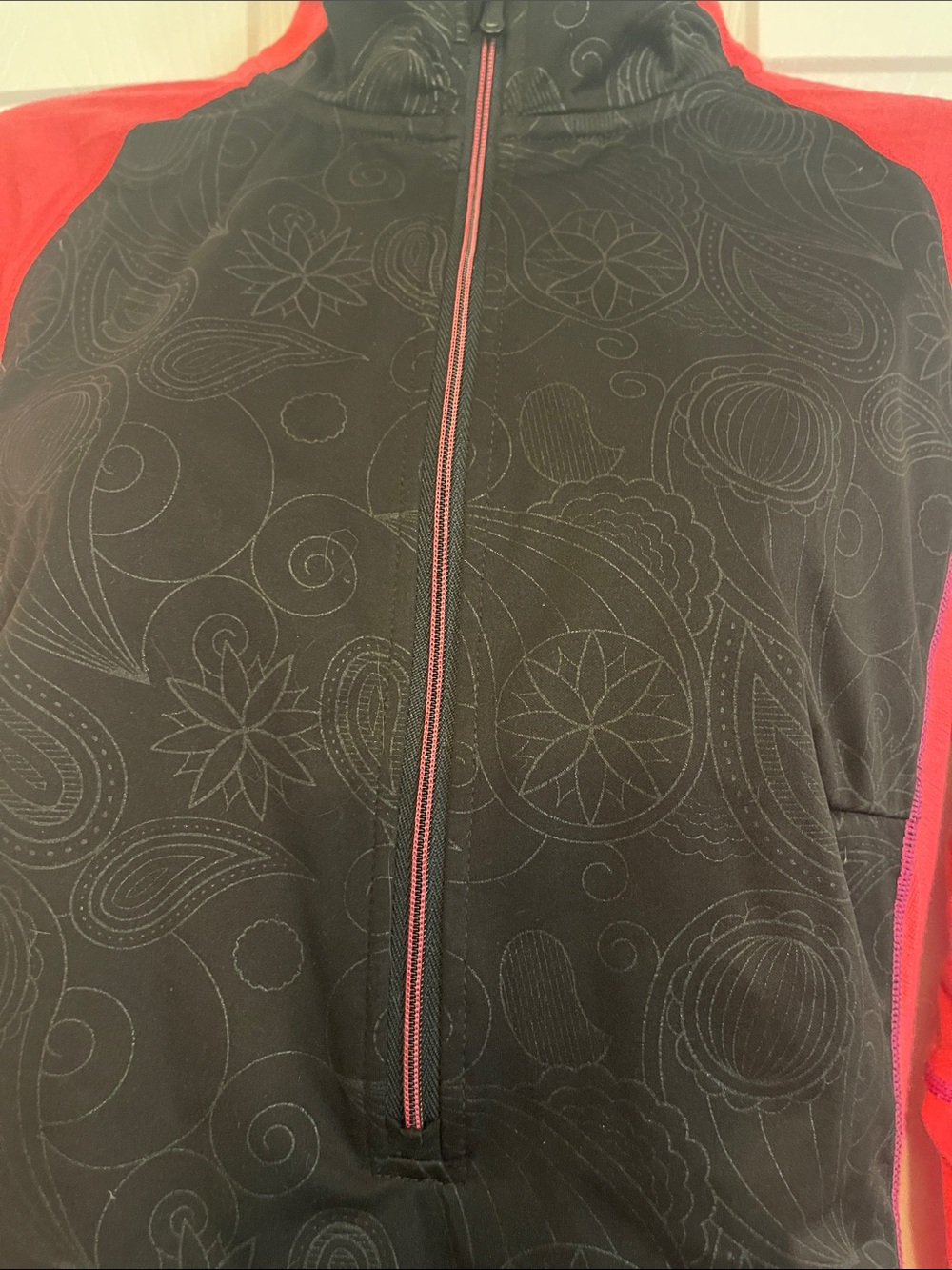Smartwool PhD Merino Wool Half Zip Pullover Pink Base Layer Long Sleeve Top - Picture 3 of 6